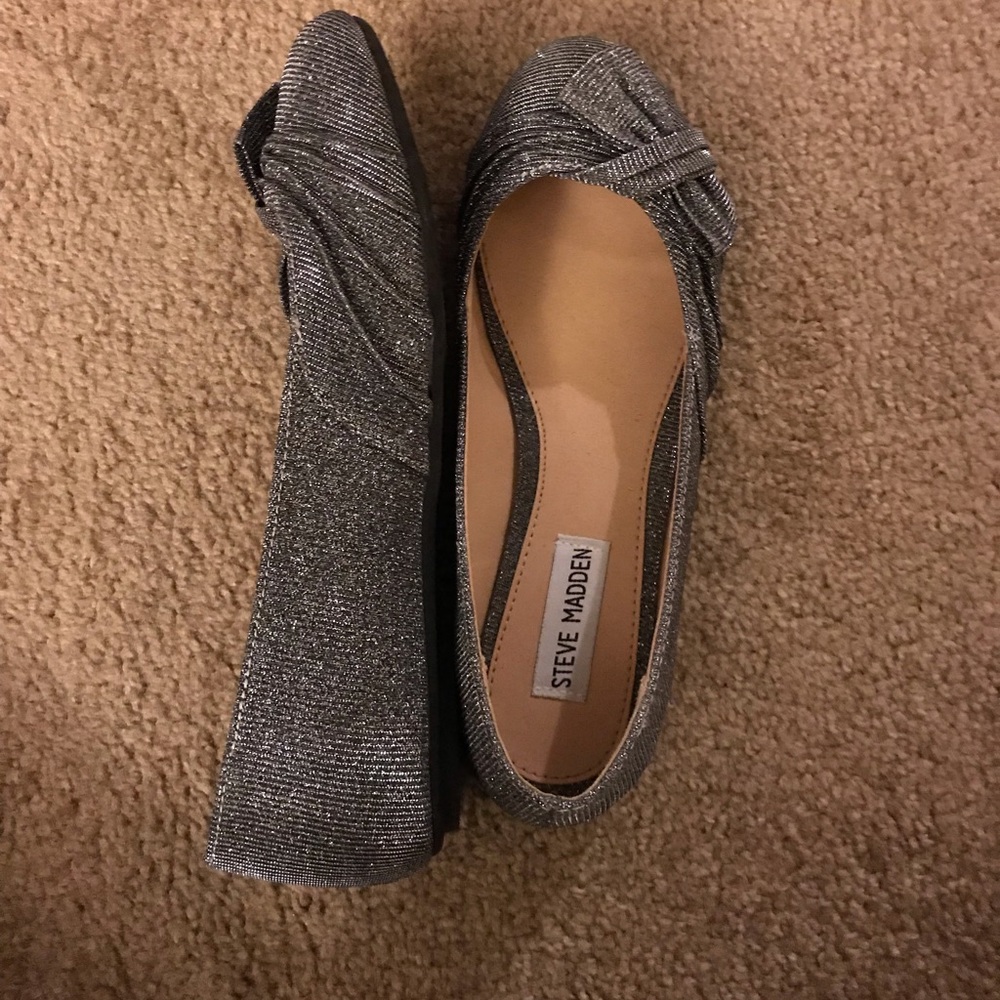 Steve Madden Silver Dress Shoes
